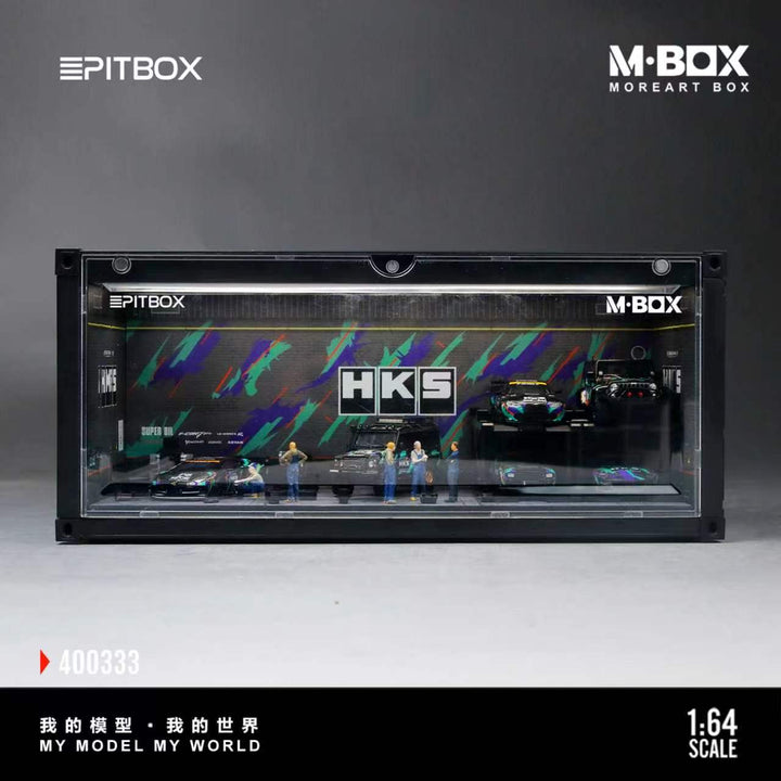 [Preorder] MBOX 1:64 HKS PAINTING AND MAINTENANCEWORKSHOP SCENE MB400333