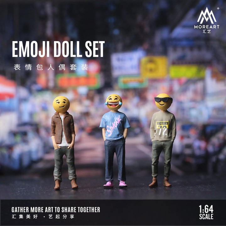 [Preorder] MoreArt 1:64 EMOJI DOLL SET MO223029