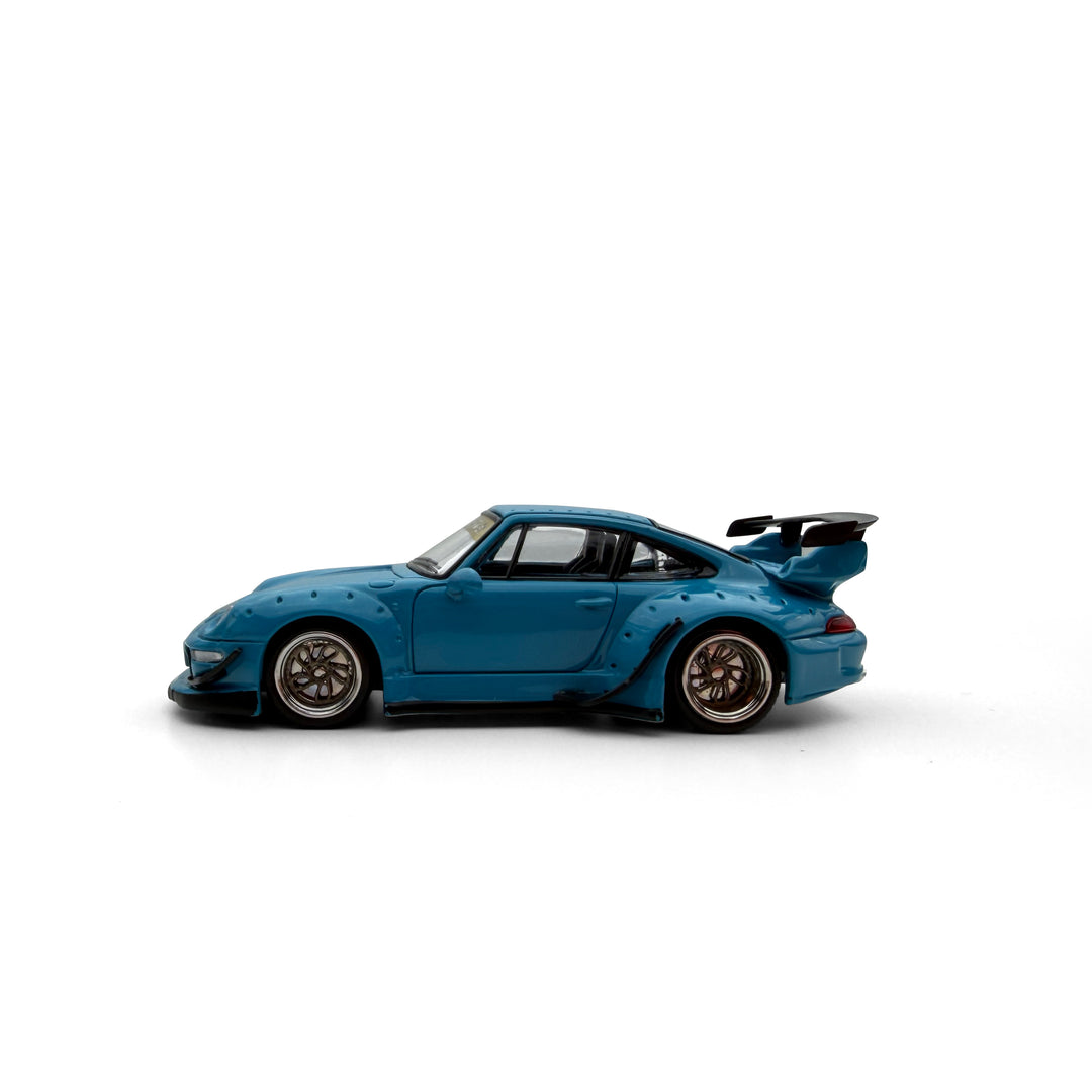 [Preorder] Model Model 1:64 Porsche RWB 993 Miami Blue