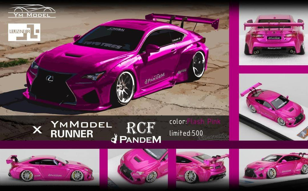 TIME Micro 1/64 レクサス RCF PANDEM ADVAN 1/64 TIME MICRO Pandem Lexus RCF (Matt Pink Purple) - YouTube