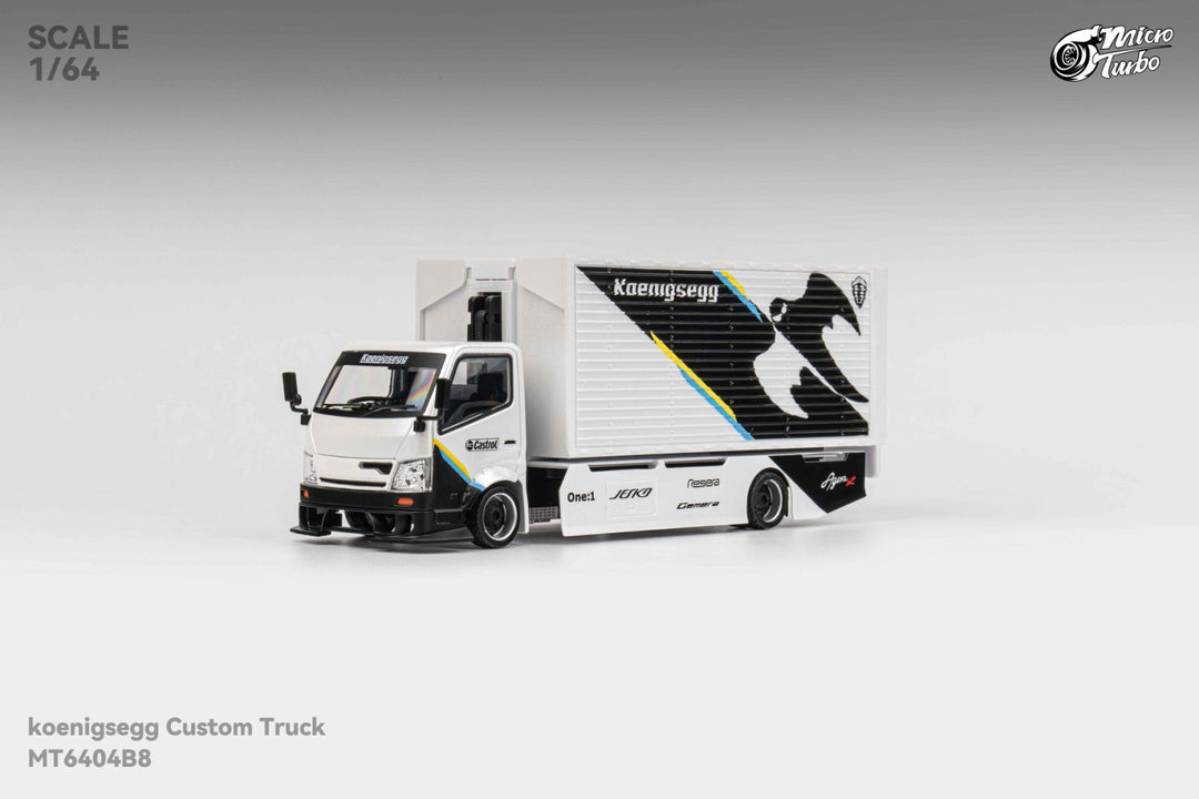Microturbo 1:64 Koenigsegg Gull Wing Gate Custom Truck MT6404B8
