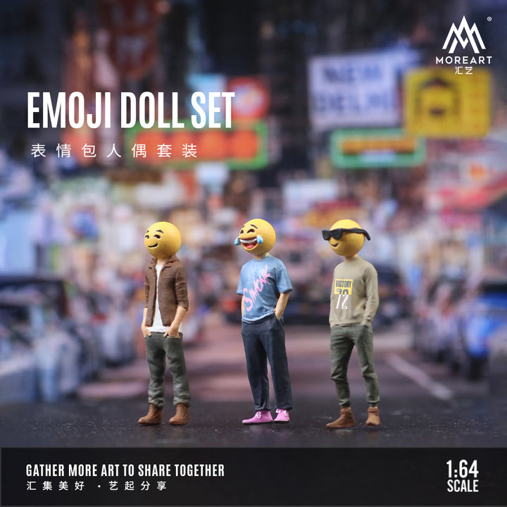 [Preorder] MoreArt 1:64 EMOJI DOLL SET MO223029