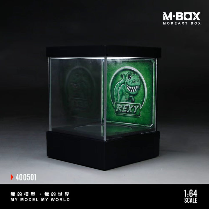 [Preorder] MBOX 1:64 Dinosaur Painted Light Rotating Exhibition Hall (3 Version)