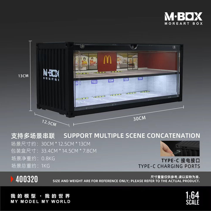 [Preorder] MBOX 1:64 CONTAINER MODEL STORAGE SCENE (2 Versions) MB400319/MB400320