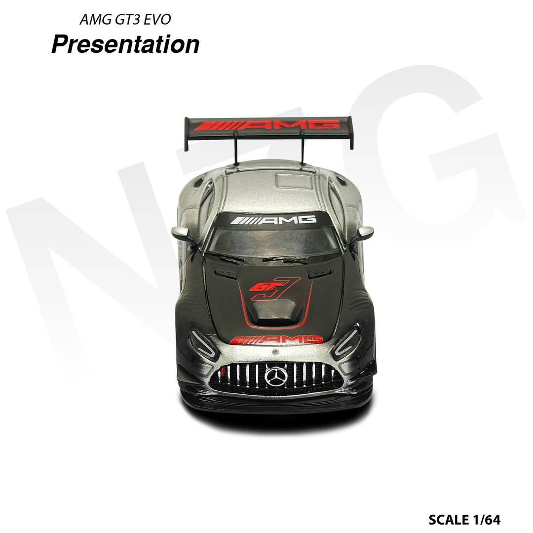 [Preorder] KILO works 1:64 Mercedes AMG GT3 EVO II Presentation black 114600005