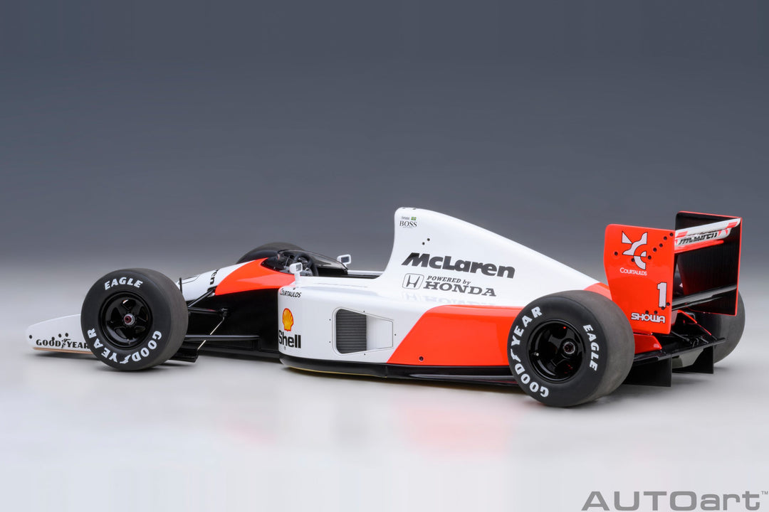 AUTOart 1:18 McLaren Honda MP4/6 1991 A. Sena #1 with McLaren logo 89140