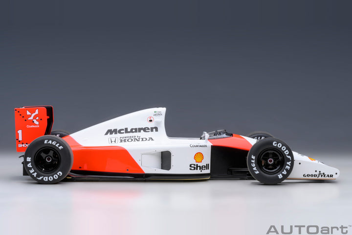 AUTOart 1:18 McLaren Honda MP4/6 1991 A. Sena #1 with McLaren logo 89140