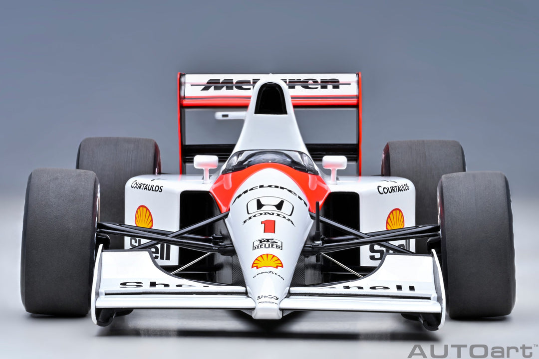 AUTOart 1:18 McLaren Honda MP4/6 1991 A. Sena #1 with McLaren logo 89140