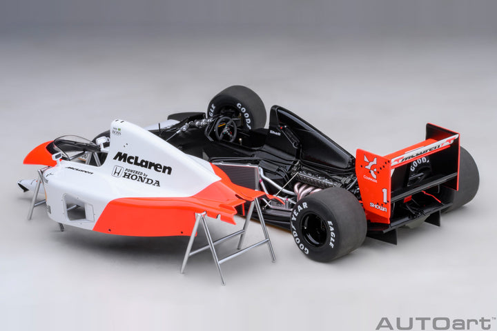 AUTOart 1:18 McLaren Honda MP4/6 1991 A. Sena #1 with McLaren logo 89140