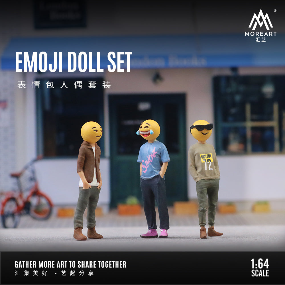 [Preorder] MoreArt 1:64 EMOJI DOLL SET MO223029