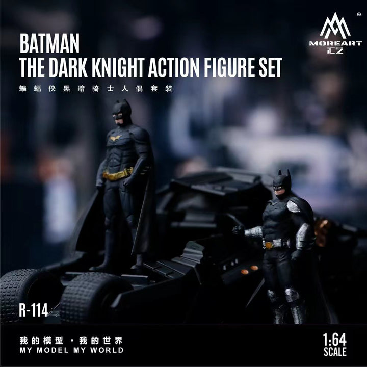 [Preorder] MoreArt 1:64 BATMAN THE DARK KNIGHT ACTION FIGURE SET MO223114