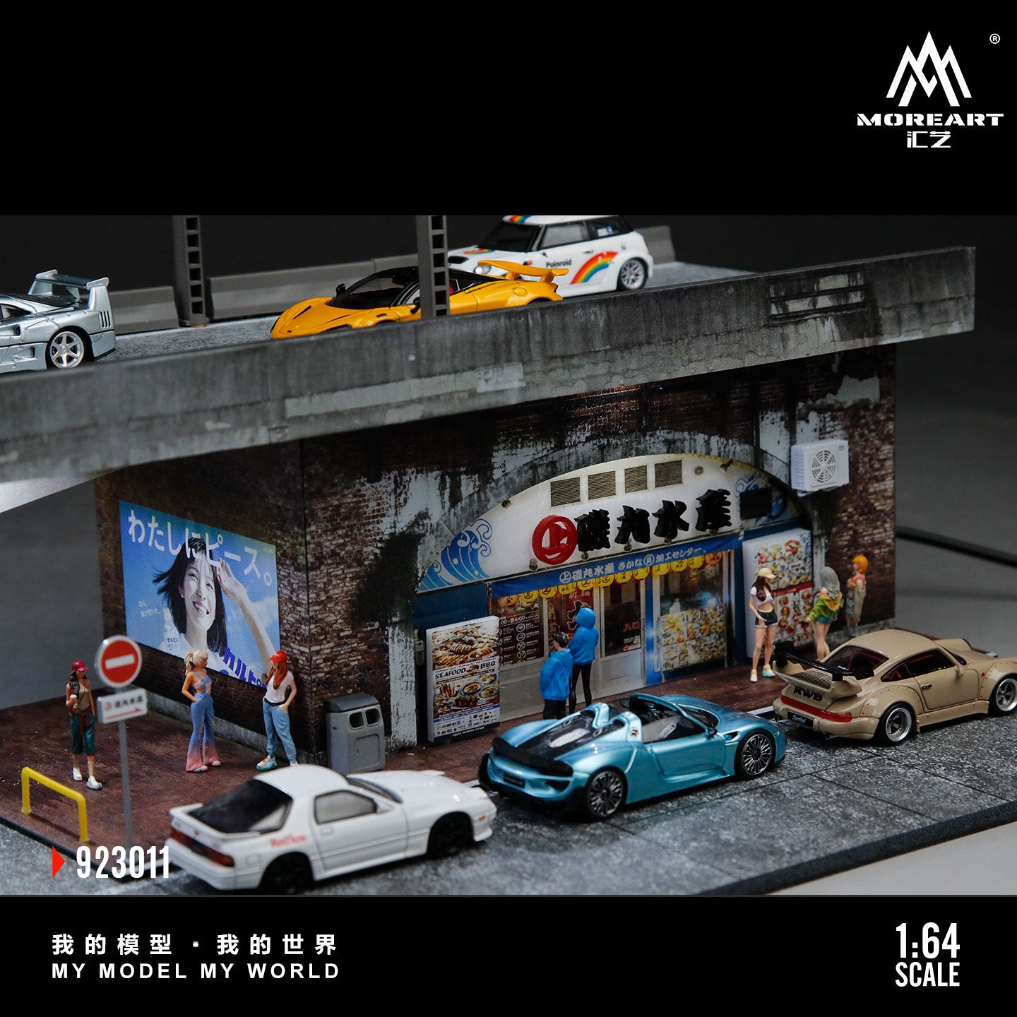 Preorder] MoreArt 1:64 SHIMURA FISHERIES MINIATURE SCENE MO923011