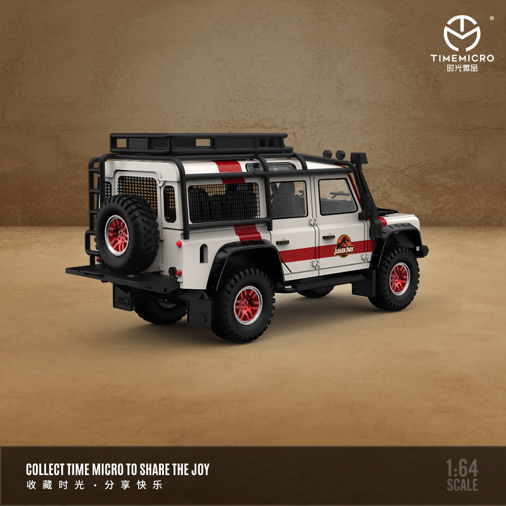 [Preorder] Time Micro 1:64 Land Rover Defender Jurassic Livery (3 Versions)