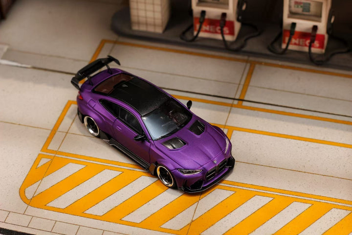 [Preorder] Street Weapon 1:64 BMW G82 M4 Widebody Matte Purple