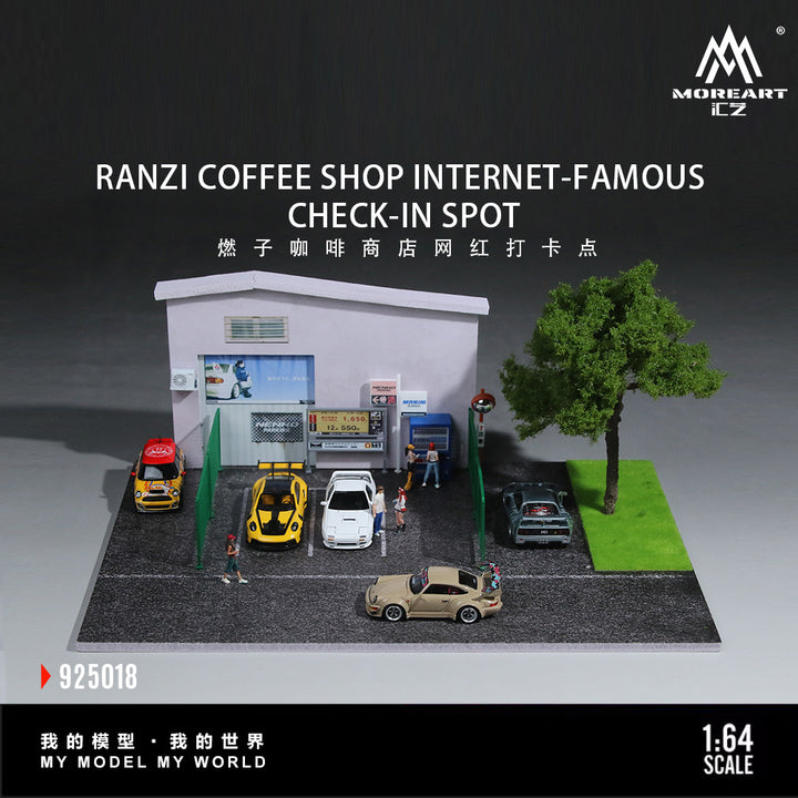 [Preorder] MoreArt 1:64 RANZI COFFEE SHOP INTERNET-FAMOUSCHECK-IN SPOT MO925018