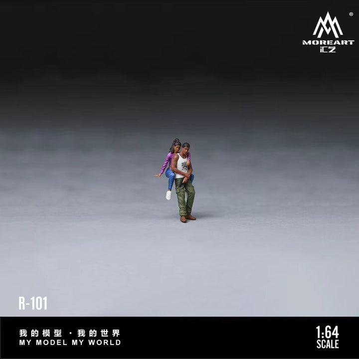 [Preorder] MoreArt 1:64 GTA Style Gangster Couple Figure Set MO223101
