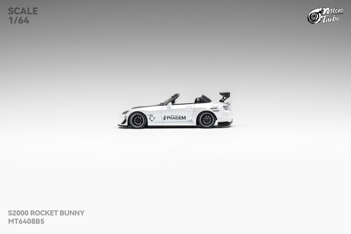 [Preorder] Microturbo 1:64 Custom S2000 RB - Metallic White MT6408B5