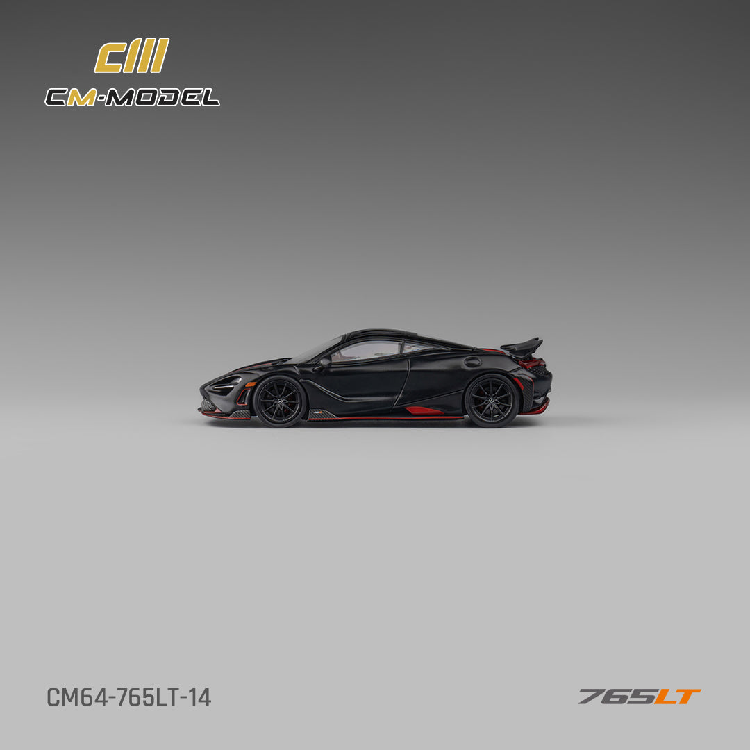 [Preorder] CM Model 1:64 McLaren 765LT Matte Black CM64-765LT-14