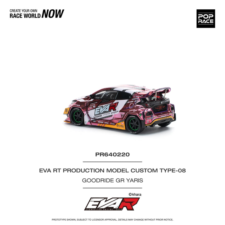 POPRACE 1:64 EVA RT PRODUCTION MODEL CUSTOM TYPE-08 GOODRIDE GR YARIS PR640220