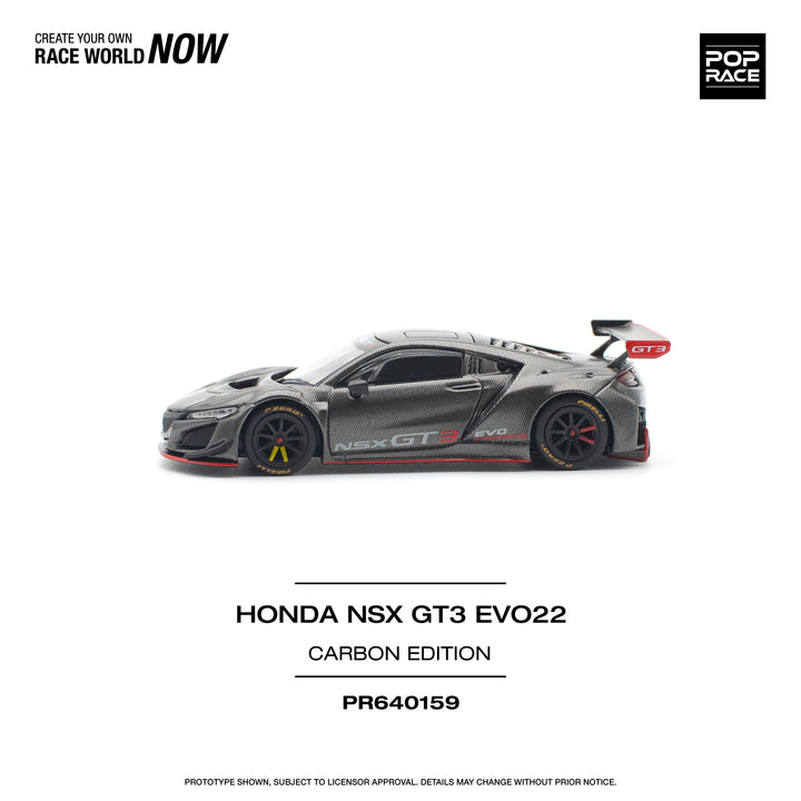 [Preorder] POPRACE 1:64 HONDA NSX GT3 EVO22 CARBON EDITION