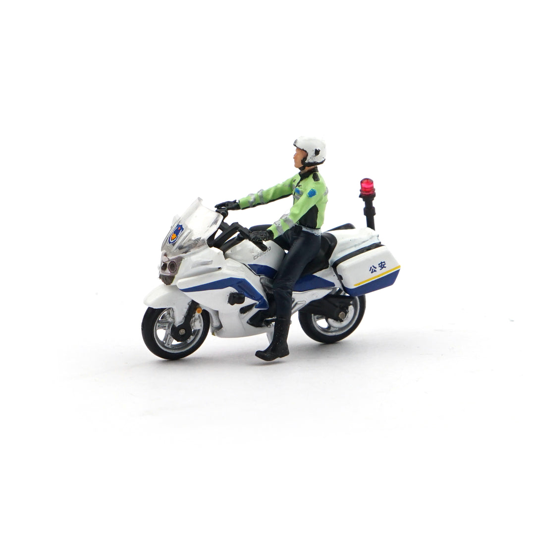 [Preorder] XCARTOYS 1:64 BAIC BJ80 People's Police Motorcycle Escort Set