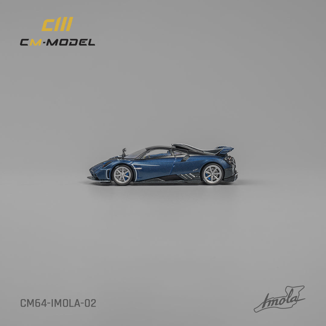 [Preorder] CM Model 1:64 PAGANI IMOLA Blue carbon