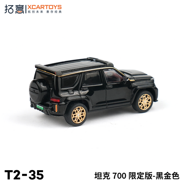 [Preorder] XCARTOYS 1:64 Tank 700 4x4 Limited Edition - Black/Gold