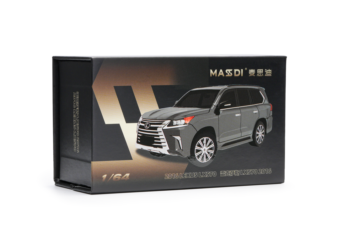 Masdi 1:64 Lexus LX570 2016 Grey LEX2502