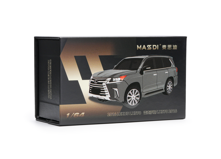 Masdi 1:64 Lexus LX570 2016 Grey LEX2502