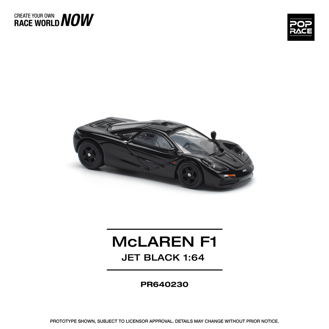 [Preorder] POPRACE 1:64 McLAREN F1 - JET BLACK PR640230