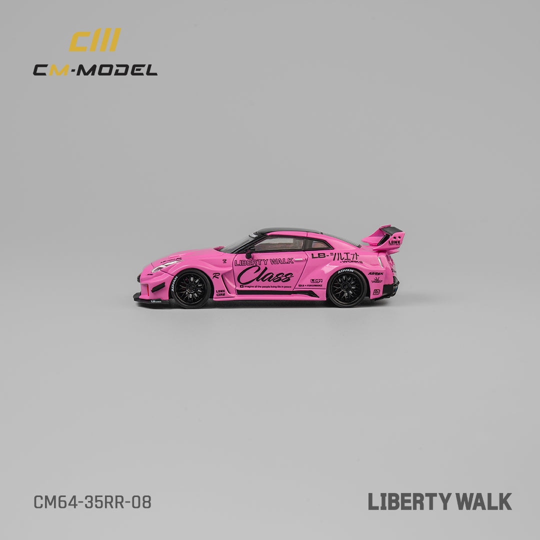 CM Model 1:64 Nissan LBWK GT35RR Pink CM64-35RR-08 – Horizon Diecast