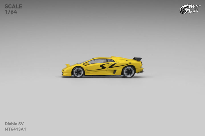 [Preorder] Microturbo 1:64 Custom Diablo SV - Metallic Yellow MT6413A1