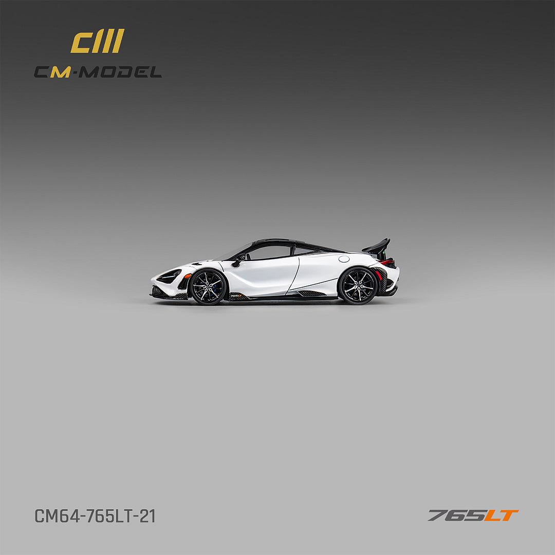 [Preorder] CM Model 1:64 McLaren 765LT White with carbon hood