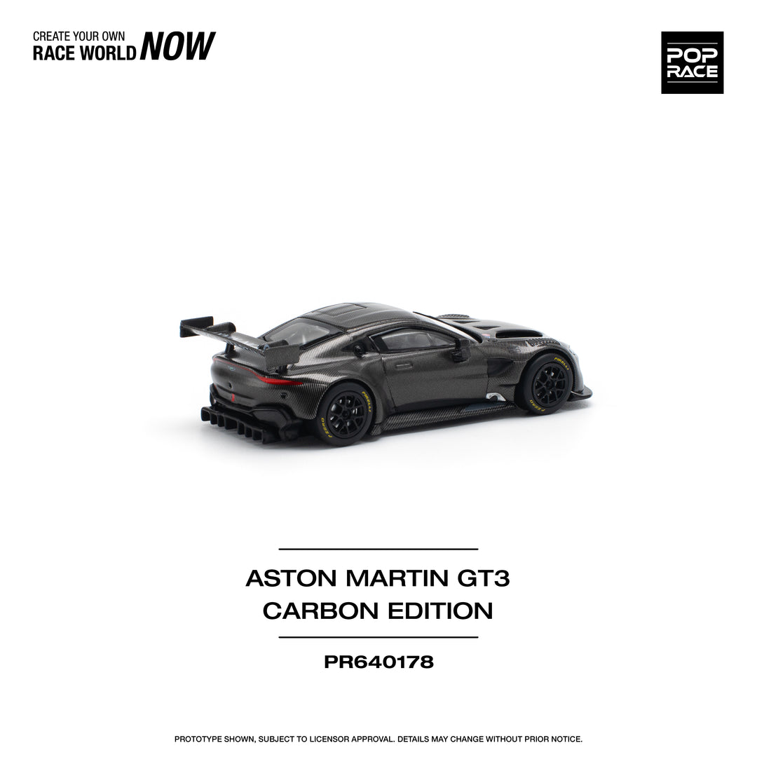 POPRACE 1:64 ASTON MARTIN VANTAGE GT3 CARBON EDITION PR640178