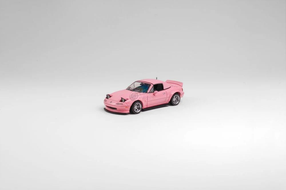 MicroTurbo 1:64 Mazda Miata Eunos Roaster NA Pandem Rocket Bunny Pink