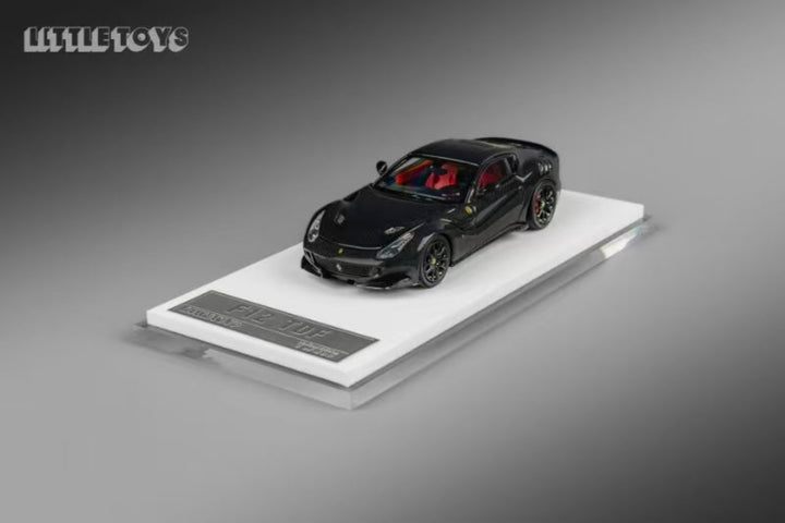 Little Toys 1:64 Ferrari F12 TDF Carbon Black