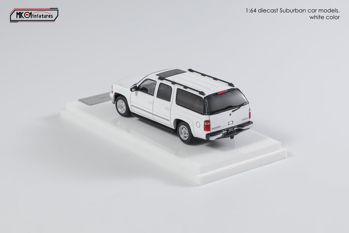 [Preorder] MK Miniatures 1:64 2003 Chevrolet Suburban - White