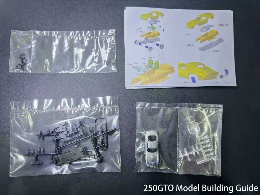 Elite Collectibles 1:64 250 GTO Original color and unpainted parts kit
