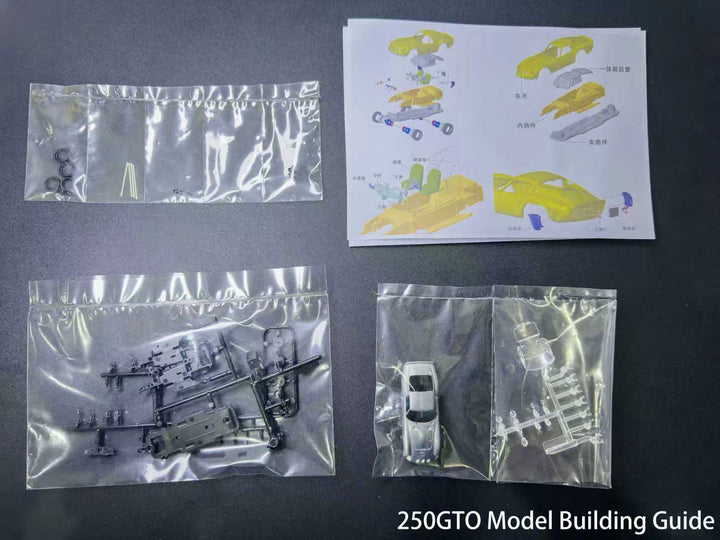 Elite Collectibles 1:64 250 GTO Original color and unpainted parts kit