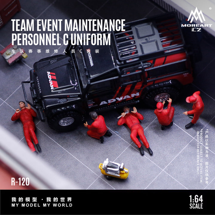 [Preorder] MoreArt 1:64 TEAM EVENT MAINTENANCE PERSONNEL C UNIFORM MO223120