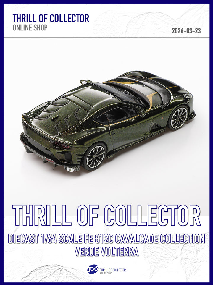 TOC 1:64 Ferrari 812C 3.0 CAVALCADE COLLECTION (4 Colours)