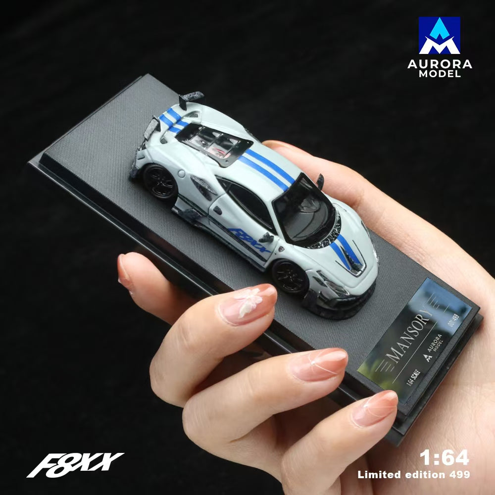 [Preorder] Aurora Model 1:64 Ferrari F8 Tributo Mansory F8XX (2 Colours)