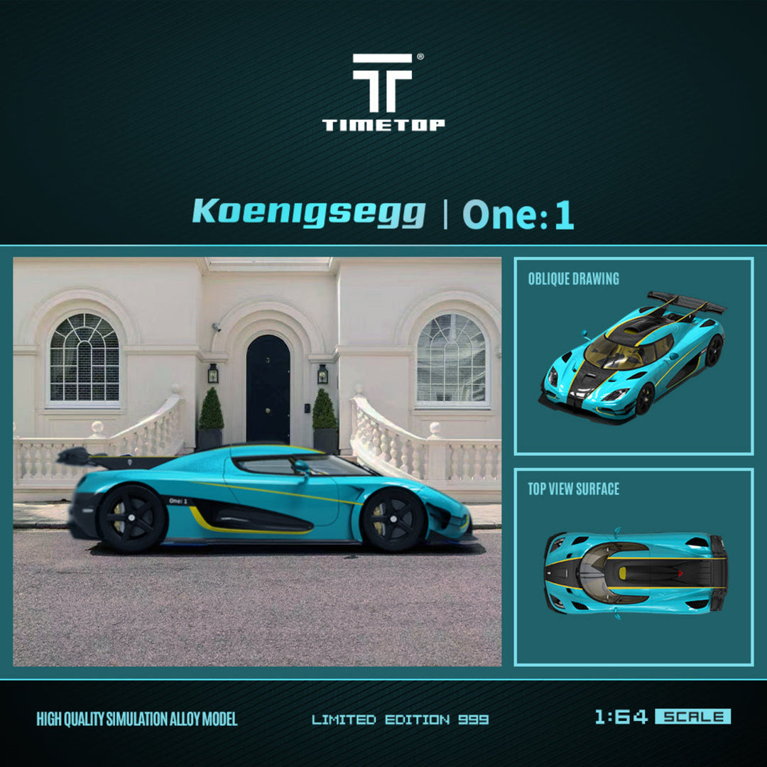 [Preorder] Time Top 1:64 Koenigsegg Agera One1 (2 Colours)