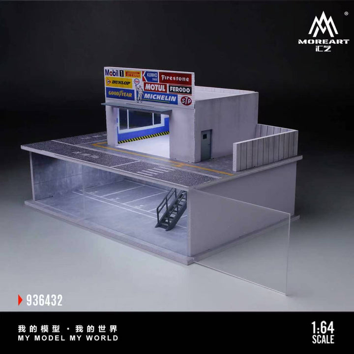 [Preorder] MoreArt 1:64 SCENE OF UNDERGROUND PARKING LOT AND ABOVE-GROUND MAINTENANCE ROOM MO936432