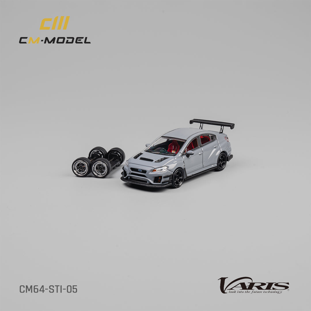 [Preorder] CM Model 1:64 Subaru VAB WRX STI Varis Widebody 1.0 Gray