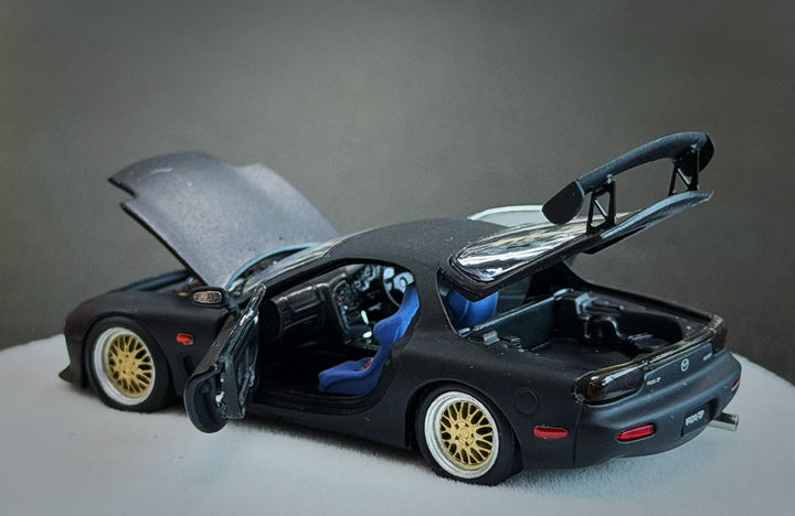 [Preorder] PGM 1:64 Mazda RX-7 Black pgm-640805 (2 Versions)