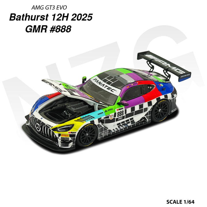 [Preorder] KILO Works 1:64 Mercedes AMG GT3 EVO II Bathurst 12h 2025 #888 114600001
