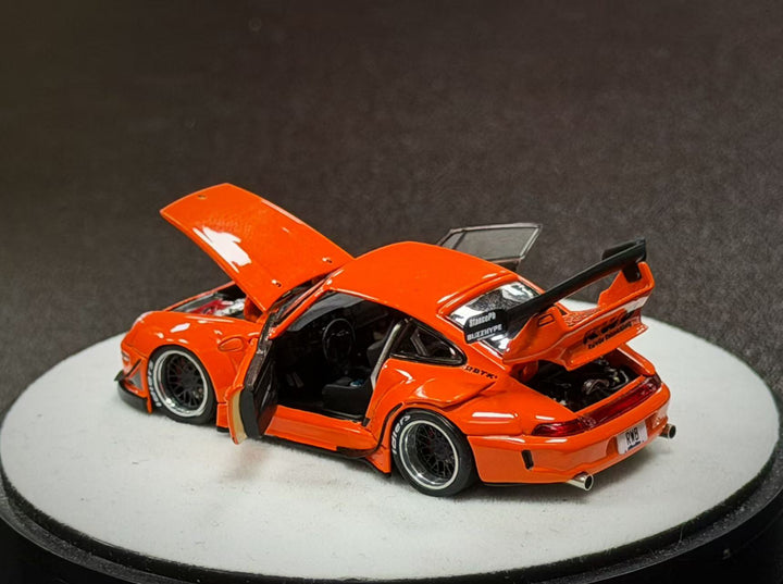 [Preorder] PGM 1:64 Porsche RWB 993 Thermal Orange PGM-640315 (2 Versions)