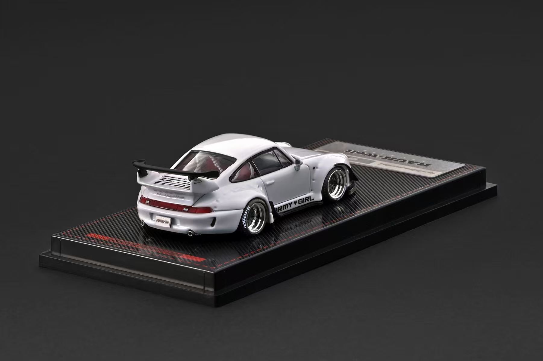 Preorder] Ignition Model 1:64 Porsche RWB 993 White Metallic