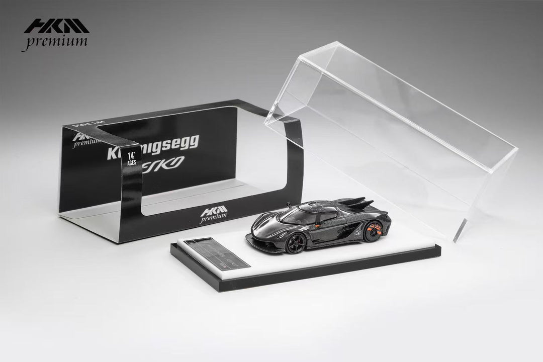 HKM Premium 1:64 Koenigsegg Jesko Attack - Full Carbon (2 Versions)